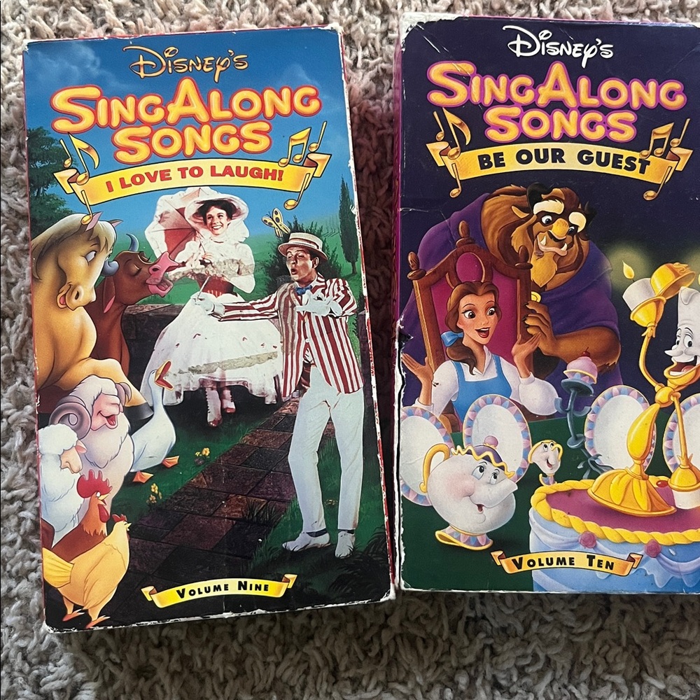Disney VHS Sing Along bundle of 4 - Picture 2 of 7